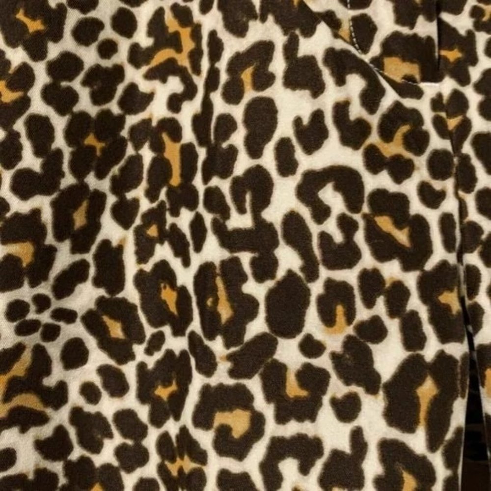🆕 J CREW Leopard Print Slim Pants Size 2 Style M2017 - Picture 5 of 10